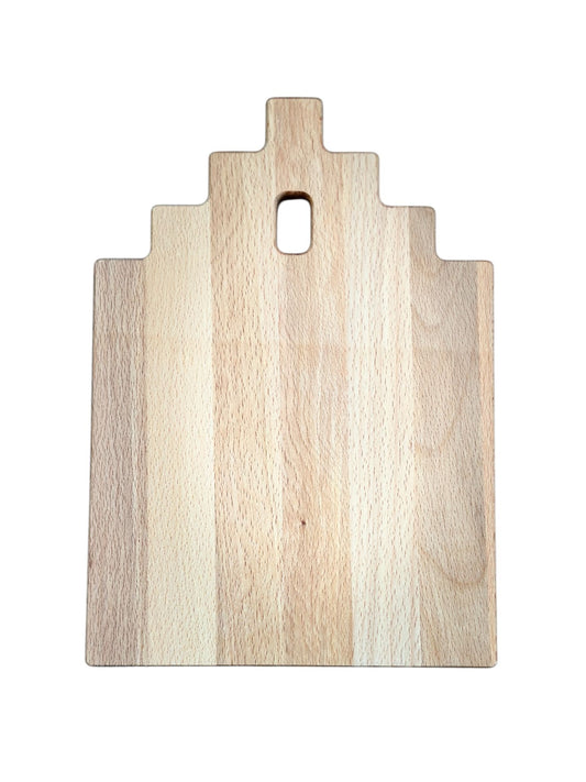 Puur Hout | Huis Trap-gevel S 24 x 17 x 1,5 cm